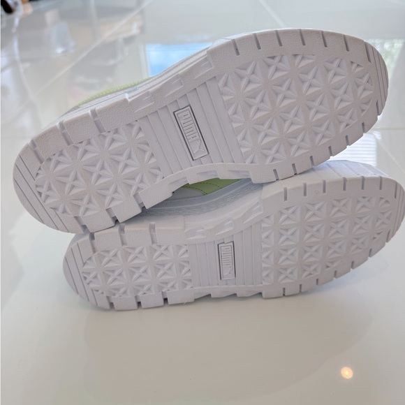 Women’s, Puma Mayze, leather, pastel colors, platform sneakers - Picture 5 of 6